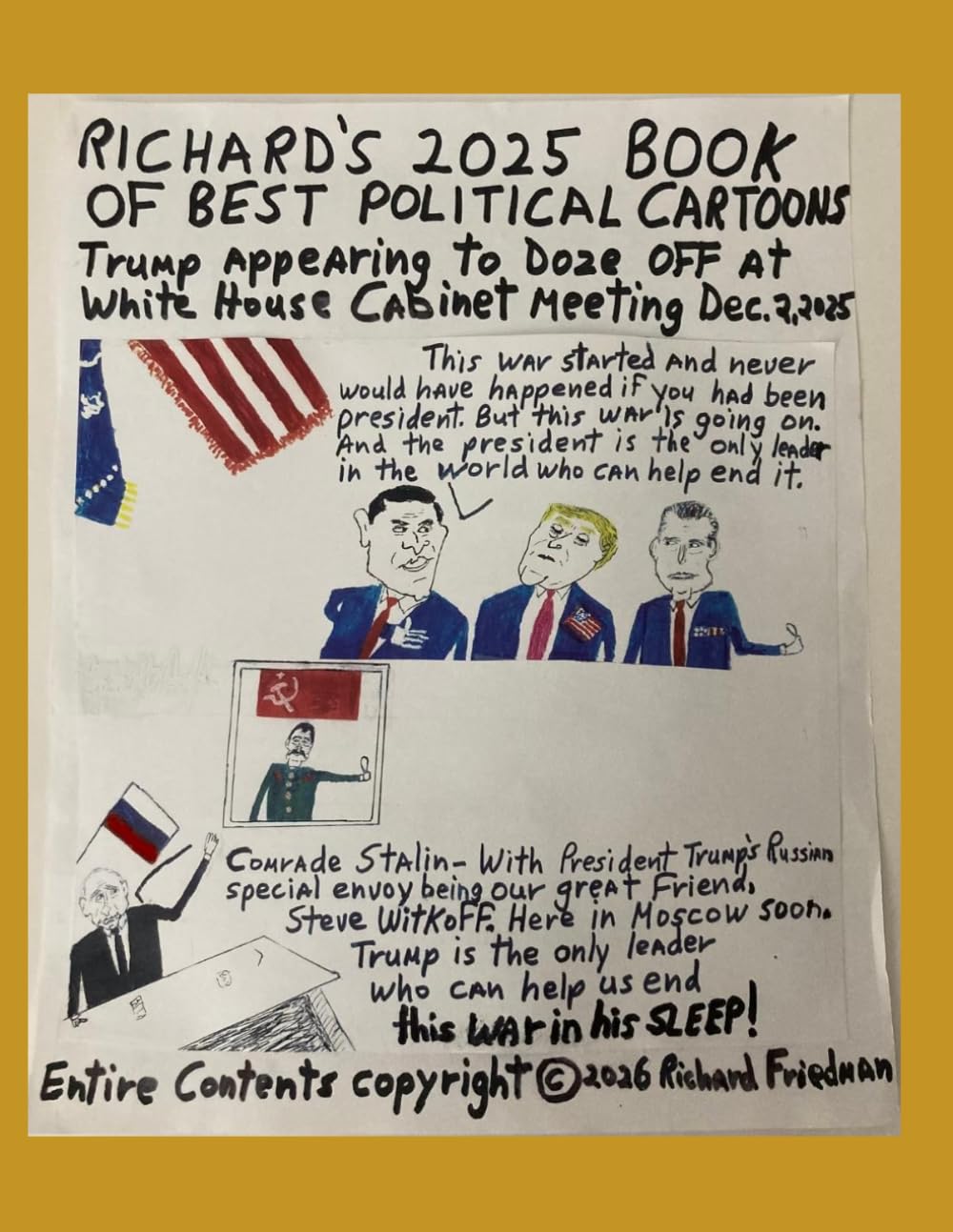 Richard's 2025 Book of Best Political Cartoons